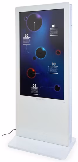 OLED 55 Inch Stand Monitor Kiosk Network Video Player Terminal Touch Screen Advertising Display Interactive LCD Digital Signage Transparent Laptop Screen